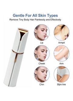 Phone Planet Electric Facial Hair Remover, Women’s Portable Facial Hair Trimmer, Best Painless Flawless Hair Remover for Women Bikini Area  - Image 4