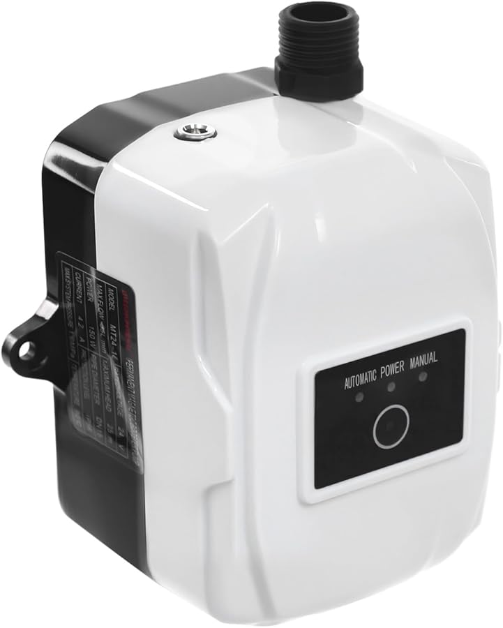 24 فولت 150 واط مضخة تعزيز ضغط المياه المحمولة التلقائية للاستحمام والمطبخ والحديقة - Image 1