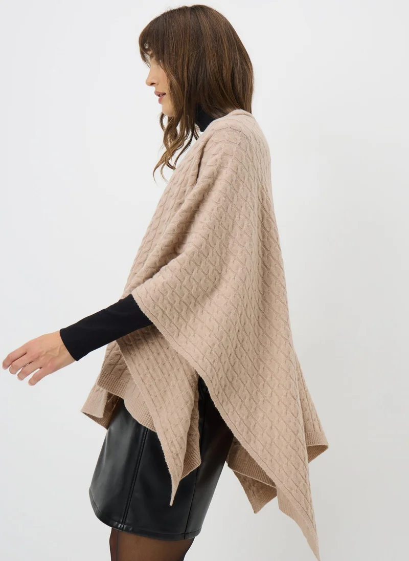 Stone Baby Cable Shawl