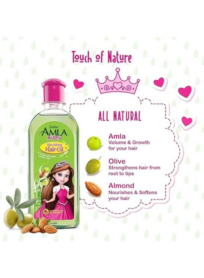 أملا زيت شعر للأطفال أملا 90 مل – غني بزيوت طبيعية (أملا، لوز، زيت الزيتون) لشعر طويل وقوي وناعم - Image 3