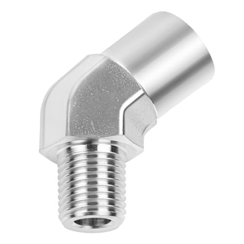 Yoebor Forged 304 Stainless Steel Pipe Fitting 45 Degree Street Elbow 14 NPT Male x 14 NPT Female Pack of 2 - Image 3
