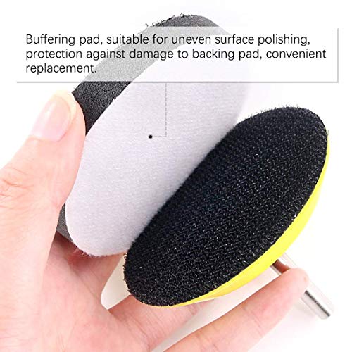 Trade Horse Sanding Discs Pad Kit-2 Inch(50mm) Hook and Loop Sanding Pad for Sanding Discs with 1/4 inch Shank Drill Attachment and Soft Foam Buffering Pad,6 Packs - Image 5