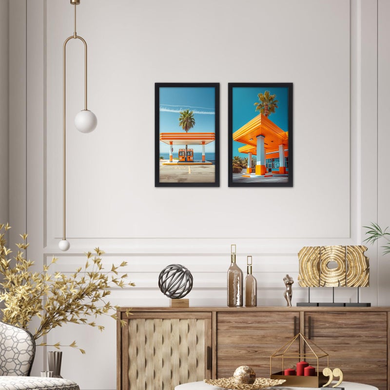 جيفت جاردن GiftGarden 6x10 إطار الصورة الأسود 6 × 10 إطار صور رفيع لعرض الجدار المنضدة - Image 4