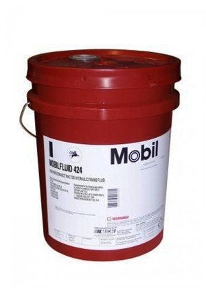 MOBIL FLUID 424 High Performance Tractor Hydraulic Fluid - 5 Gal Pail - Image 3