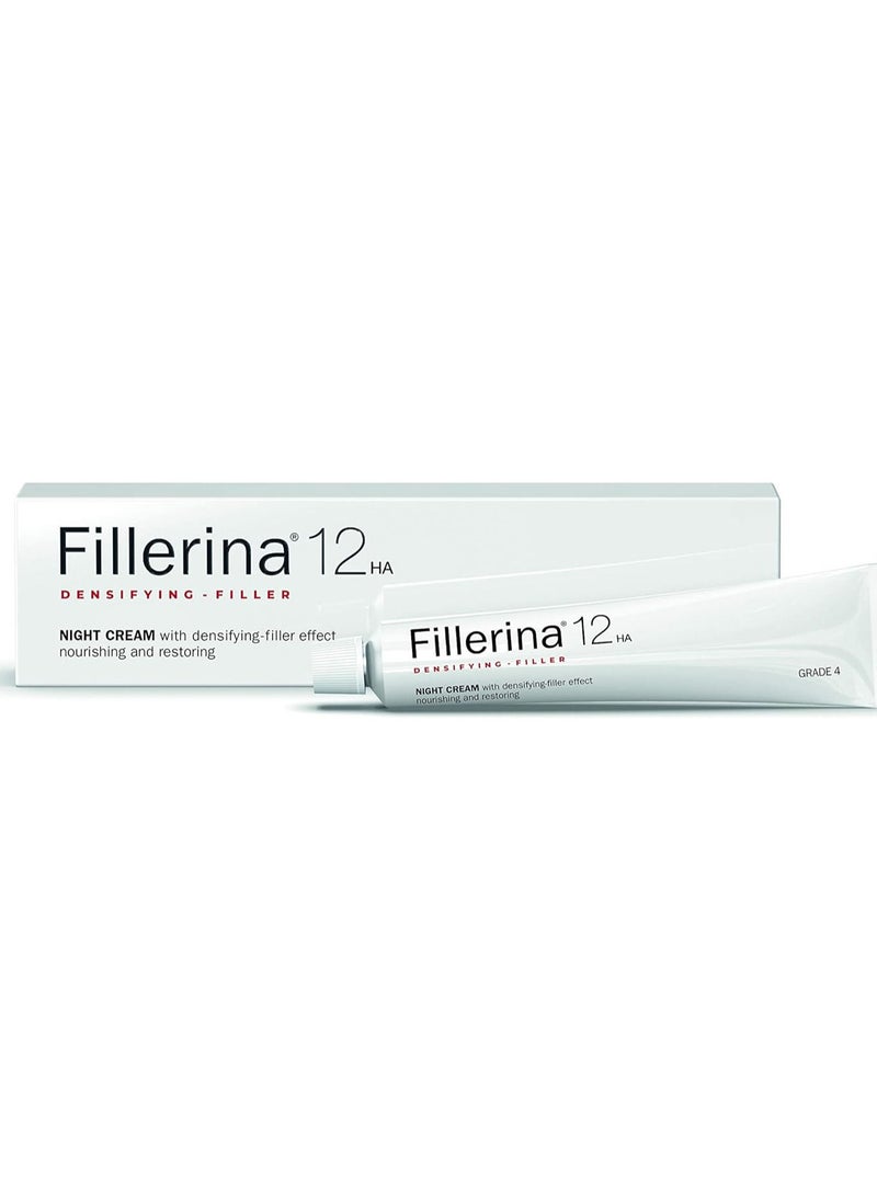 FILLERINA - Fillerina 12HA Densifying-Filler Night Cream Grade 4 50ml - Image 1
