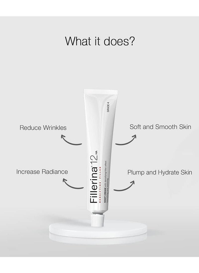 FILLERINA - Fillerina 12HA Densifying-Filler Night Cream Grade 4 50ml - Image 1