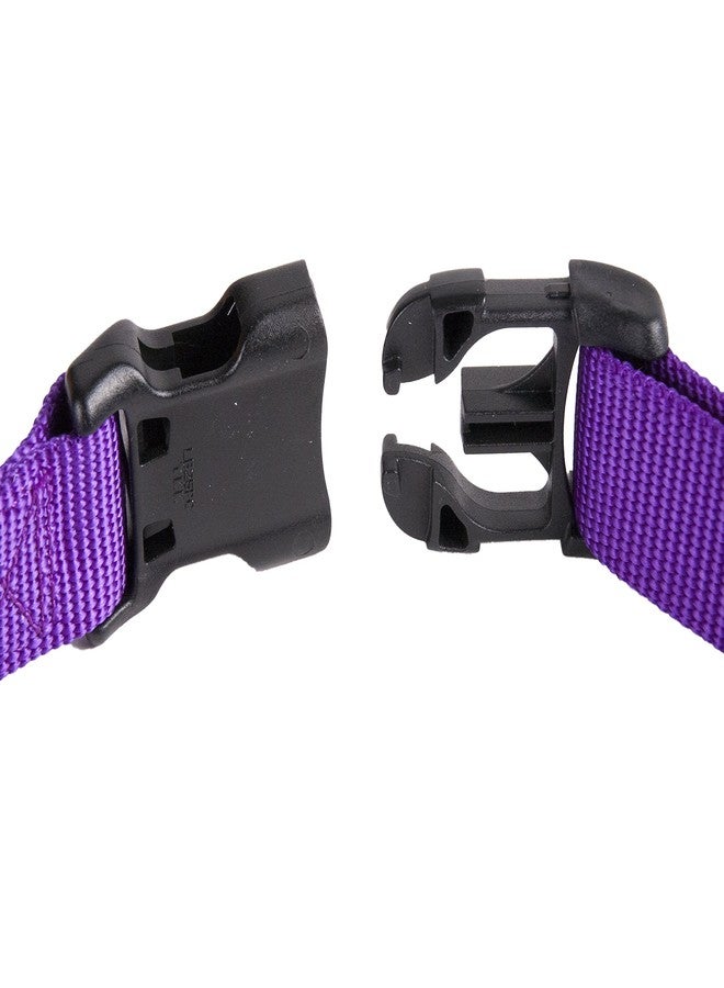 GOGO Pet Products Comfy Nylon 5/8-Inch Adjustable Pet Collar, Small, Purple - Image 3