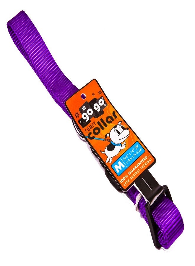GOGO Pet Products Comfy Nylon 5/8-Inch Adjustable Pet Collar, Small, Purple - Image 5