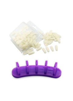KADS 1Set Nail Practice Stand+ 100Pcs Practice Nail Tips Salon Manicure Nail Art Beauty Tools  - Image 2