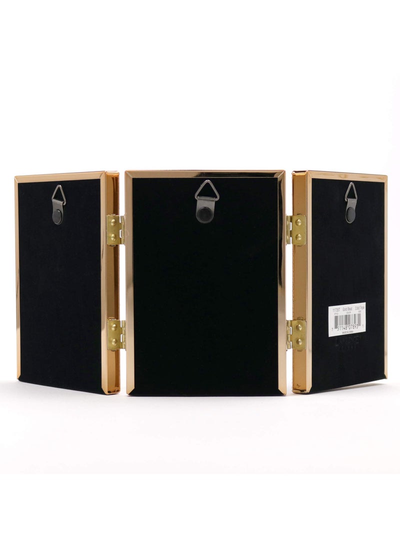 Lawrence Frames Lawrence Frames Classic Bead Picture Frame  3.5x5 Triple  Gold  3 Count  - Image 3