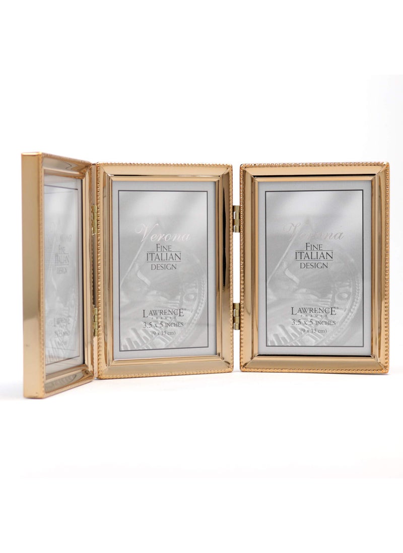 Lawrence Frames Lawrence Frames Classic Bead Picture Frame  3.5x5 Triple  Gold  3 Count  - Image 2