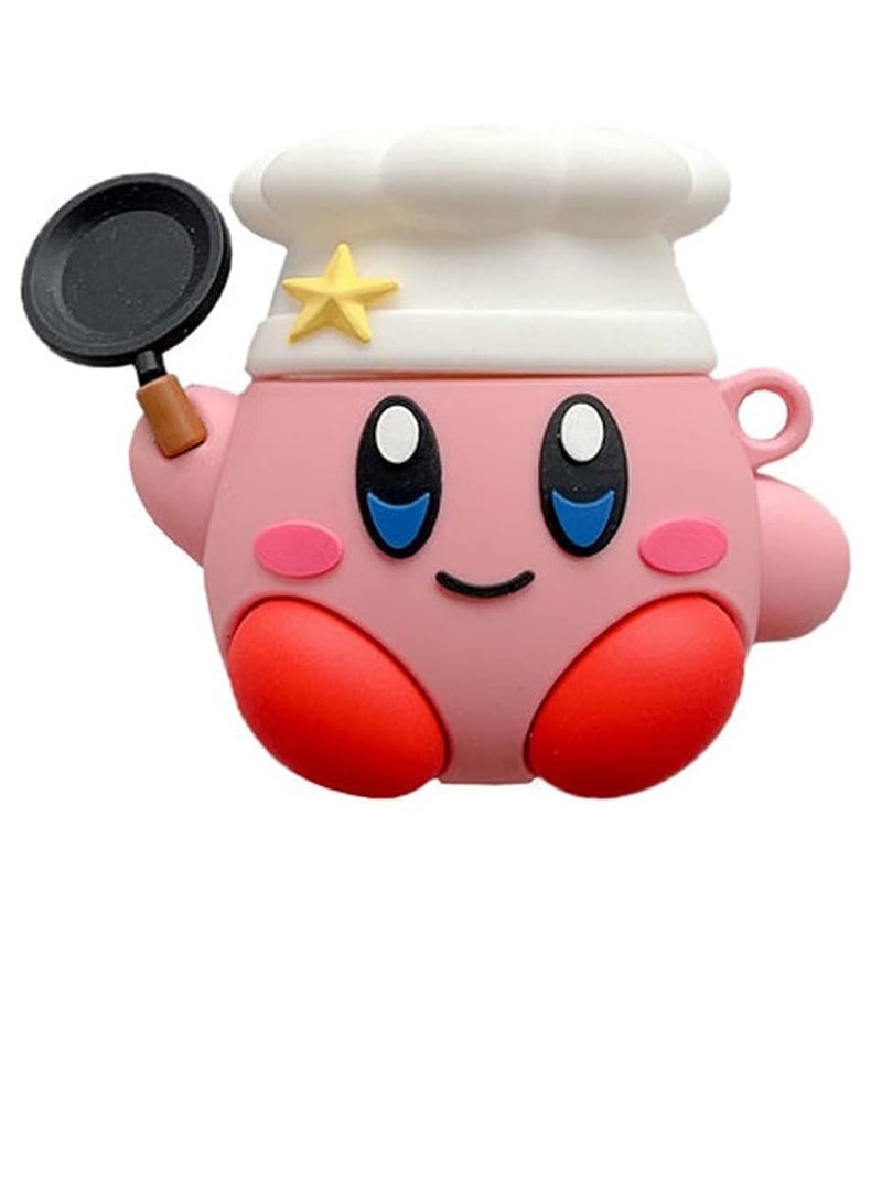 Compatible with AirPods 4 Case Soft Silicone Shockproof Cover for AirPods 4th Generation (2024), New 3D Cute Cartoon Creative Fun Case with Keychain Design  - Image 1