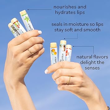 Sky Organics Organic Beeswax Lip Balms for Lips USDA Certified Organic Six Assorted Flavors to Moisturize Soothe Soften 6pk - Image 4