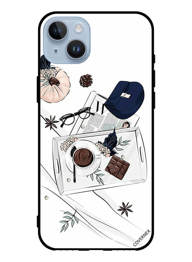 Covernex Protective Case Cover For Apple iPhone 14 Plus Coffee Chocolate Art - Image 1