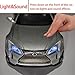 ERBADIHAGO Toy Car Compatible for LC500 Model Car 132 Diecast Collect Car Toy with Light and Sound Diecast Metal Collectible Model Cars for 3 Year Old Boys Pull Back Car Gift Toys for Kids Silver - Image 4