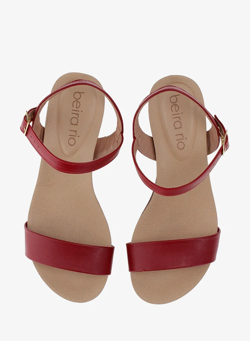 Beira Rio Cherry Beira Rio Women’s Flat Sandals with Back Strap – Secure Fit and Lightweight Daily Wear for Women | Best Price UAE