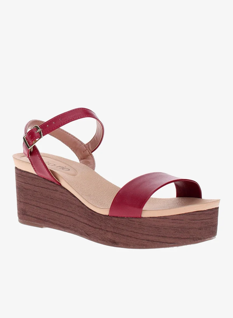 Beira Rio Beira Rio Women’s Flat Sandals with Back Strap – Secure Fit and Lightweight Daily Wear