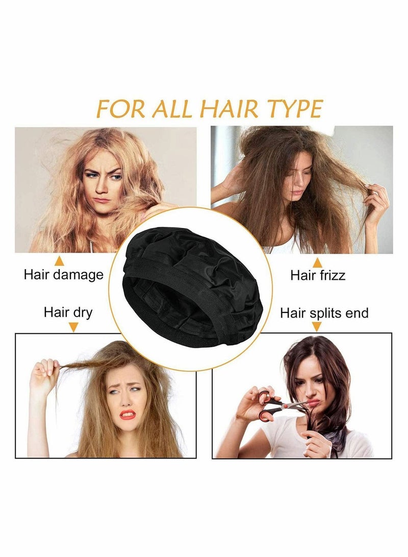 Y&D Deep Conditioning Hair Treatment Cap, Cordless Microwavable Heat Hat for Steaming Styling Cap Therapy and Thermal Spa - Image 2