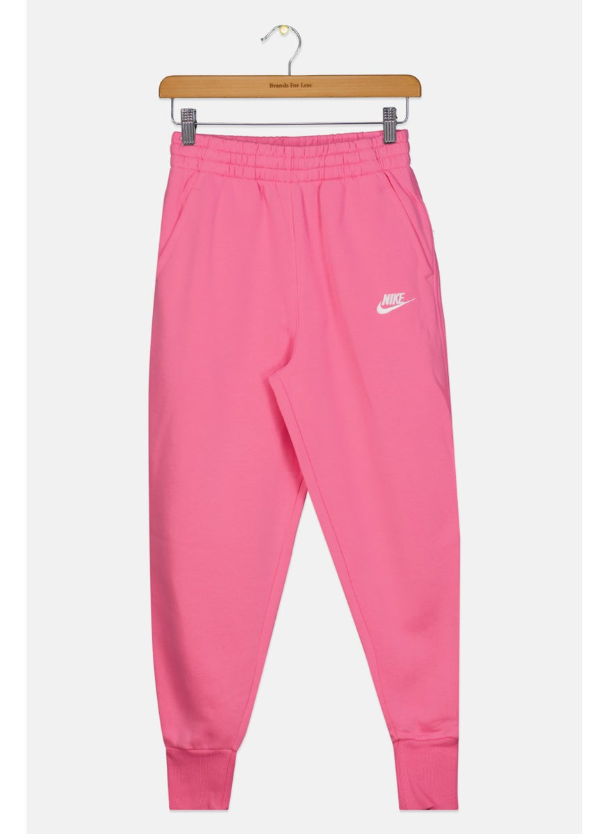 Nike Kids Girl Standard  Fit Training Sweatpants, Pink  - Image 1