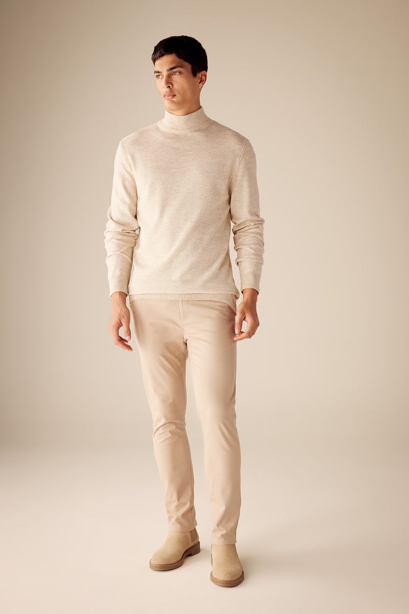 DeFacto Man Slim Fit Half Turtleneck Basic Knitted Pullover - Image 3