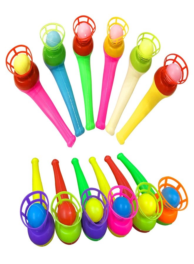 PPXMEEUDC 30PCS Ball Blowing Toy Floating Blow Pipe Balls for Kids Boys Girls Toys Blowing Ball Party (Random Color) - Image 2