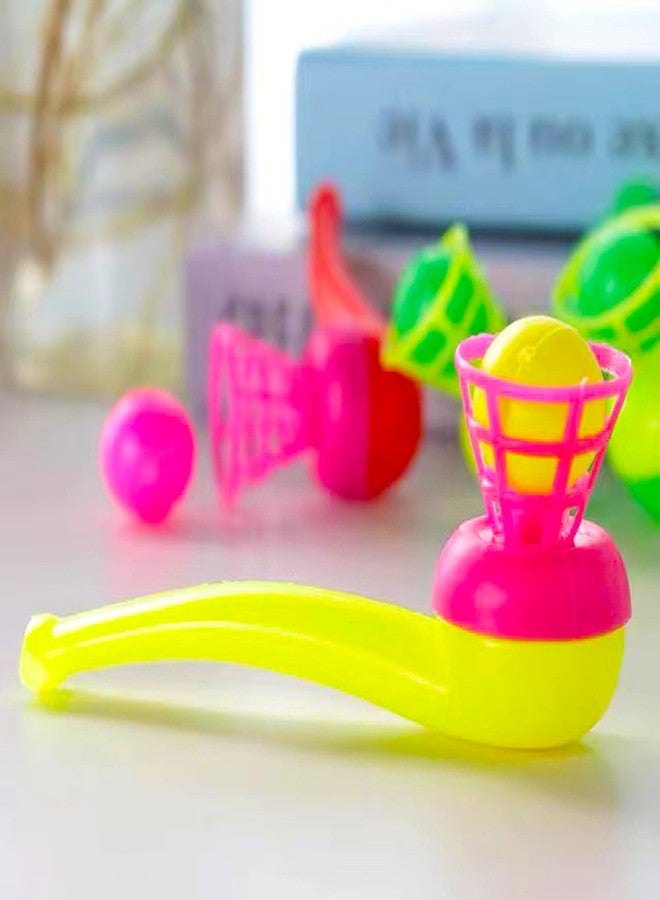 PPXMEEUDC 30PCS Ball Blowing Toy Floating Blow Pipe Balls for Kids Boys Girls Toys Blowing Ball Party (Random Color) - Image 4