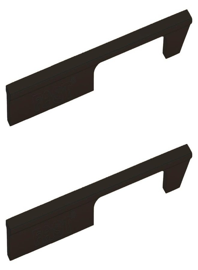 FAST CP501A Long Black Cabinet Pull Handles and Wardrobe Door Handle 2pcs (8 Inches) - Image 1