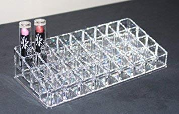 AmigozZ 36 Section Acrylic Cosmetic Make Up Lipstick Organizer Holder - Image 2