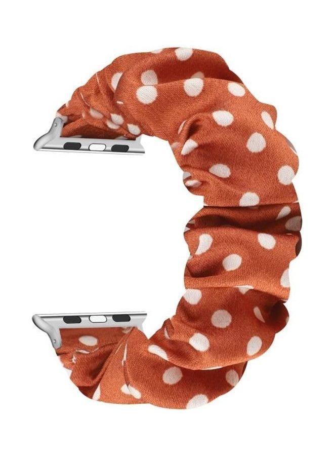 NIBEMINENT Ethnic Replacement Watchband for Apple Watch Series 1/2/3/4/5/6/7/SE 38/40/41mm Orange - Image 2