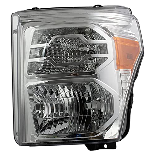 TRQ Driver & Passenger Side Headlight Assembly Set Headlights Driver & Passenger Side Compatible with 2011-2016 Ford F-250 Super Duty F-350 Super Duty FO2502290 FO2503290 - Image 4