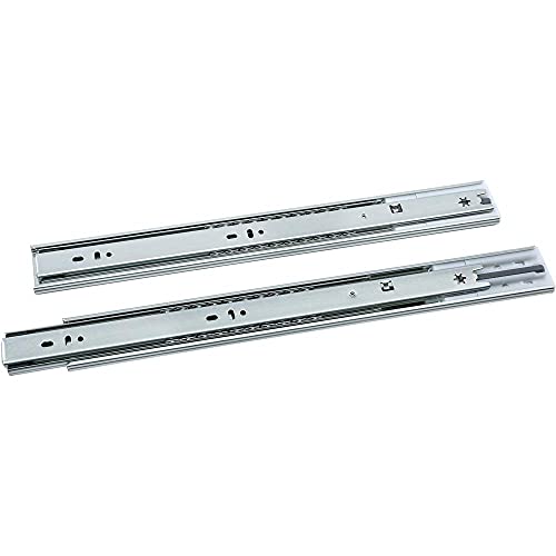 Shop Fox D4458 Self-Closing Ball Bearing Drawer Slide, 20-Inch - Image 1