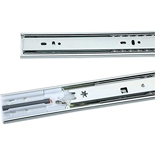 Shop Fox D4458 Self-Closing Ball Bearing Drawer Slide, 20-Inch - Image 3