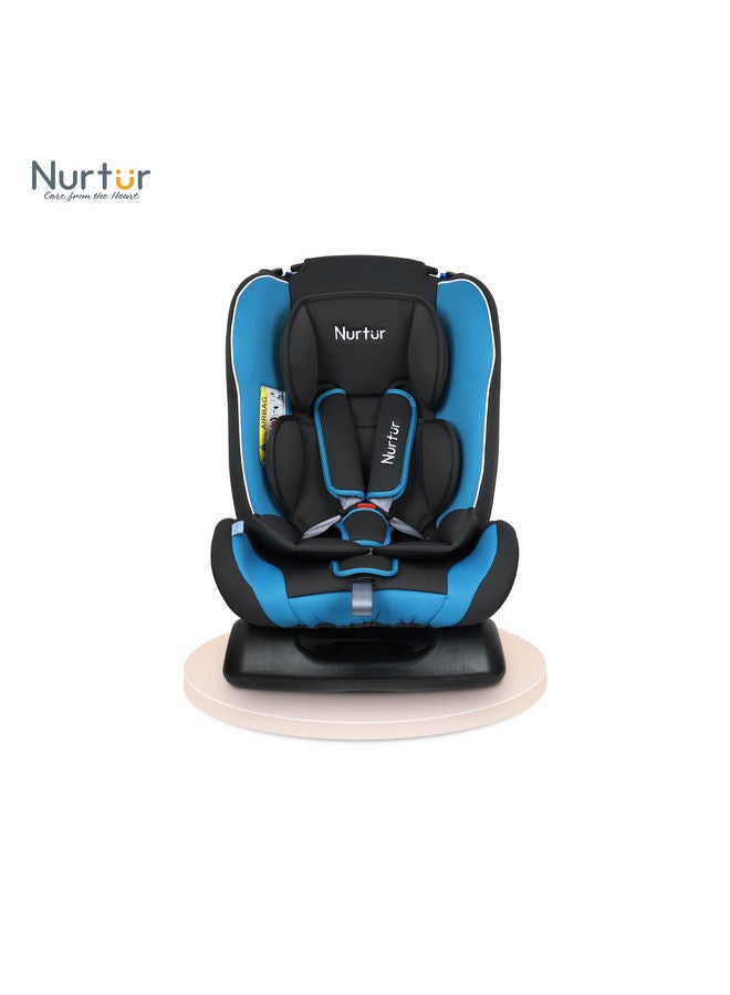 Nurtur Bruno BabyKids 3in1 Car Seat 4 Position Recline 5Point Safety Harness 143° Angle Recline 0 months to 7 years Group 012 Upto 25kg Official Product  - Image 3