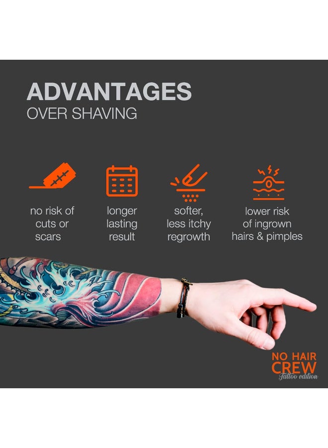 CREW NO HAIR CREW Tattoo Edition - Hair Removal Cream to revive your tattoo, 150 ml - Image 4