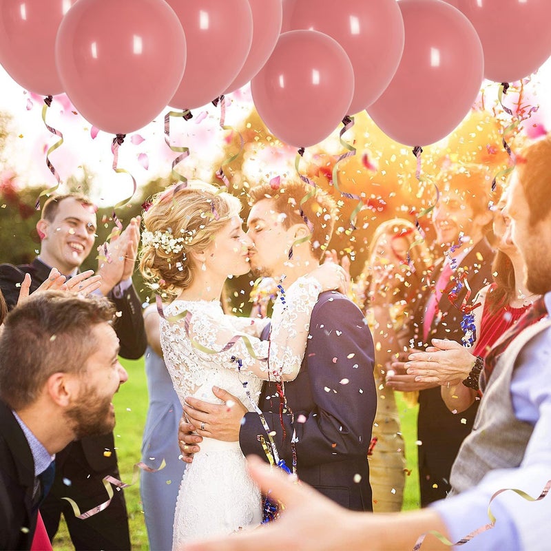 BEISHIDA 500 Yards Curling Ribbon Balloon String Ribbon - Rose Gold Crimped Shiny Metallic Roll for Gift Wrapping Valentines Mother's Day Birthday Wedding Party Decoration - Image 4