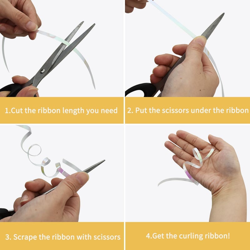 BEISHIDA 500 Yards Curling Ribbon Balloon String Ribbon - Rose Gold Crimped Shiny Metallic Roll for Gift Wrapping Valentines Mother's Day Birthday Wedding Party Decoration - Image 3