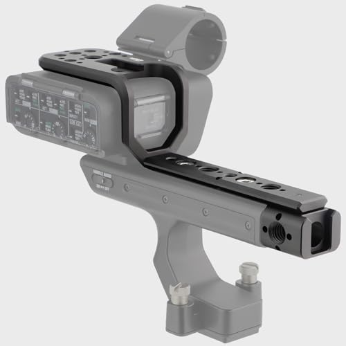 Leftfoto Handle Extension Rig Compatible with XLR Handle Unit for Sony Camera FX3 FX30,Extension Bracket Grip with Cold Shoe,NATO & 1/4"-20 and 3/8"-16 Threads - Image 4