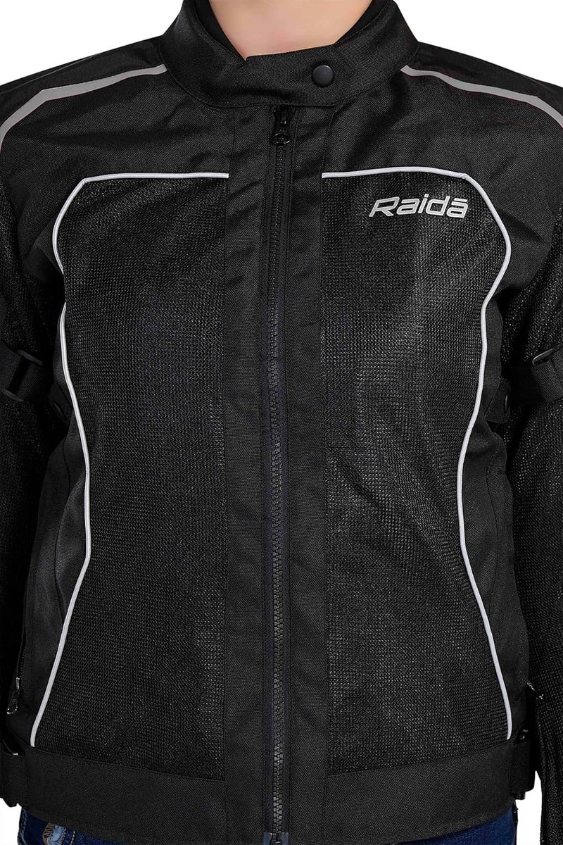Raida Empress Women’s Riding Jacket | Level 2 CE Armour | Sleek, Feminine Fit | Lightweight & Protective | Made for Lady Riders | Ride in Style with Full Protection (L, Hiviz) - Image 3