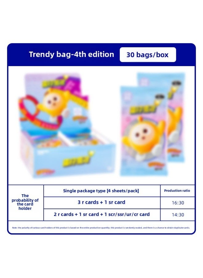 Card Game Egg Party Card Fashion Pack Fourth Play Genuine Card Pack Card Blind Box Card Book Table Game Toy Surrounding-Color:Jika Agency -10 Yuan-Kapi Bala-Dolphin Gate Secrets  - Image 3