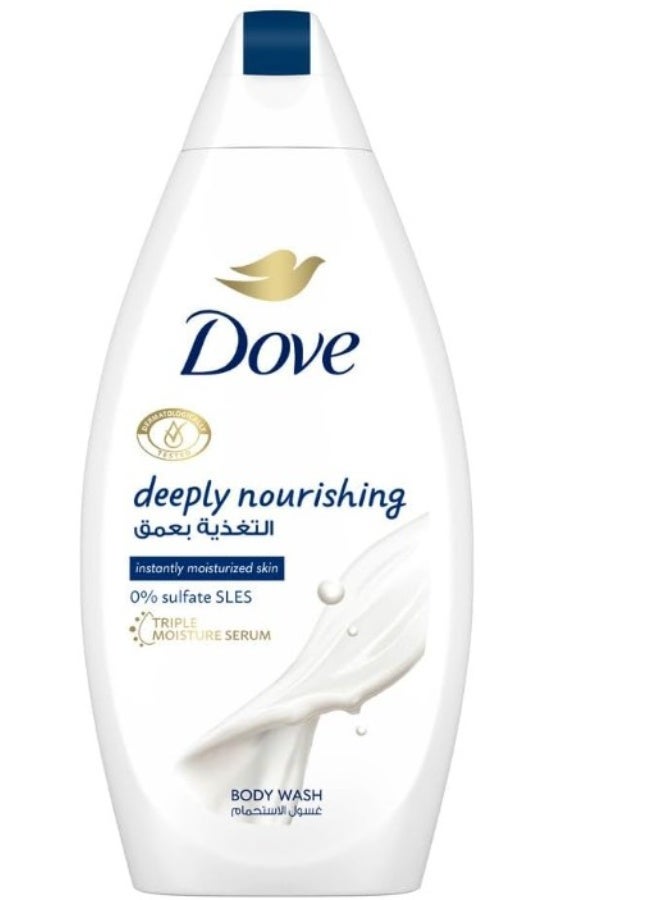 دوف غسول الجسم دوف المغذي بعمق، لترطيب فوري، أصلي، خالٍ من الكبريتات والبارابين، 500 مل - Image 1