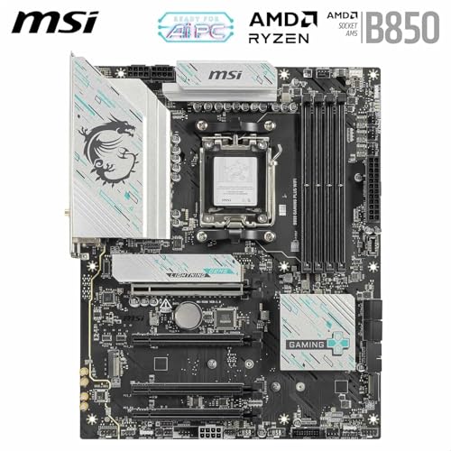 Micro Center AMD Ryzen 7 9700X CPU Processor with MSI B850 Gaming Plus WiFi Motherboard (ATX, AM5, DDR5, PCIe 5.0, M.2 Gen5, Wi-Fi 7, 5G LAN) - Image 3