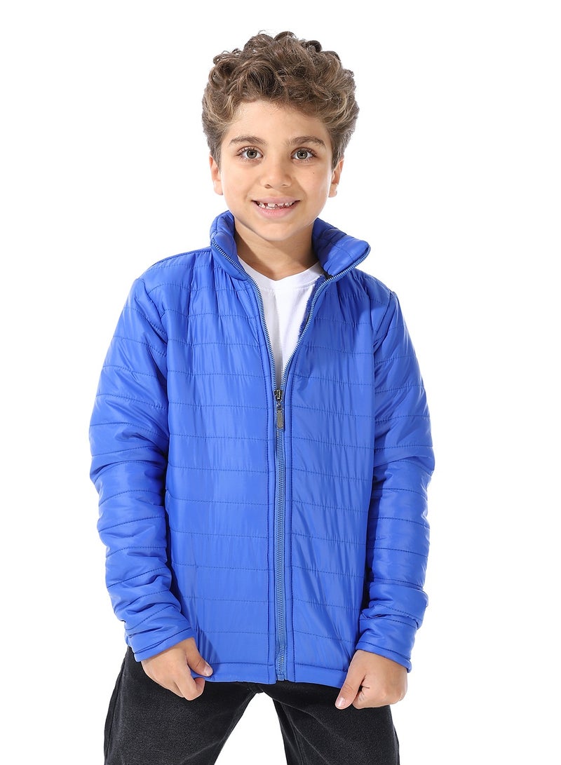 Andora Boy's Waterproof Padded Jacket With Fur - Image 1