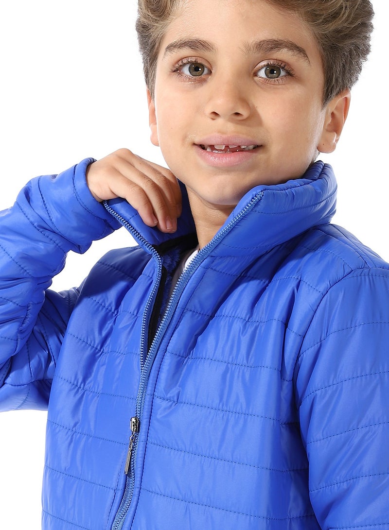Andora Boy's Waterproof Padded Jacket With Fur - Image 4