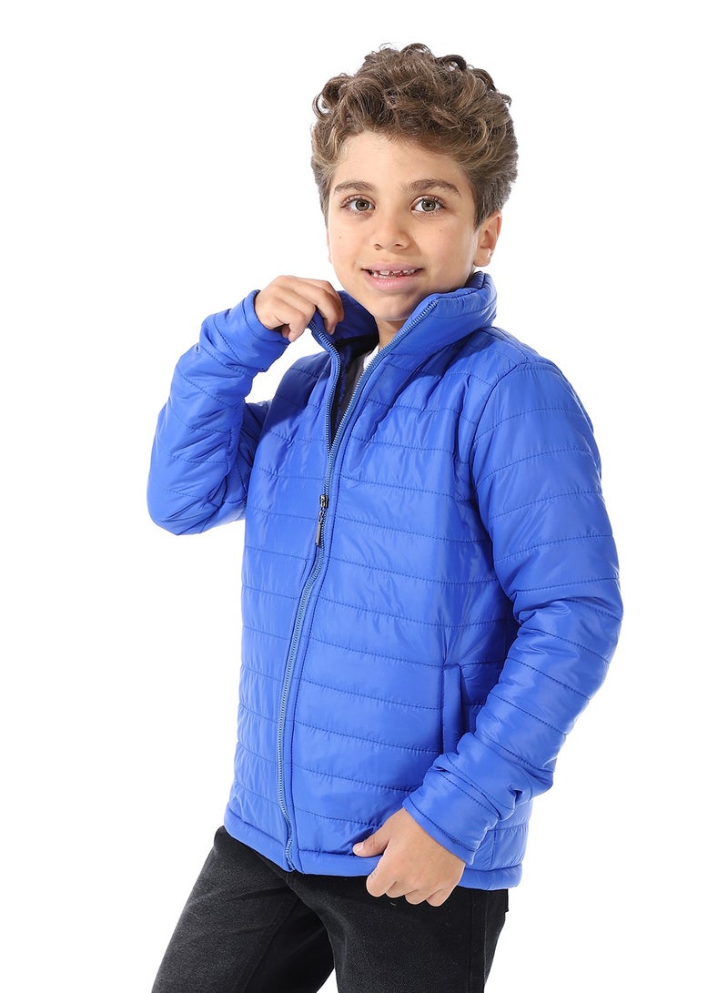 Andora Boy's Waterproof Padded Jacket With Fur - Image 2