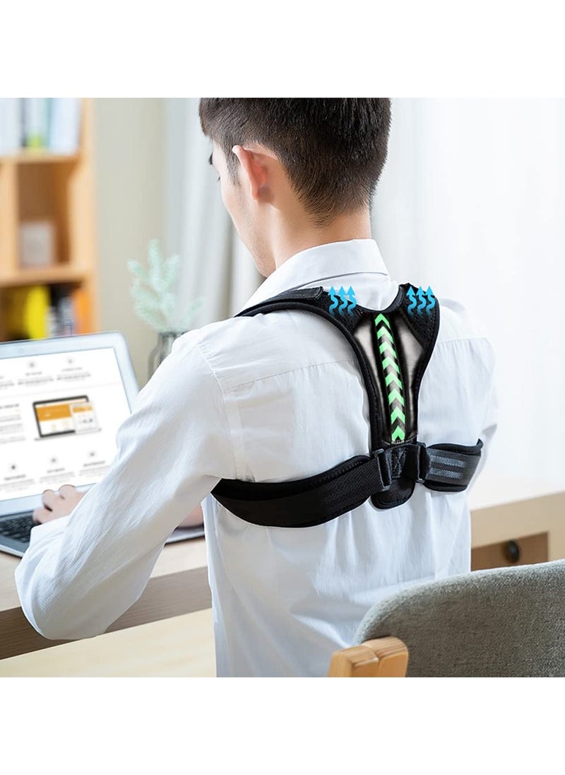 BONITO Posture Corrector Brace, Back Support Straightener, Adjustable Back Shoulder Posture Corrector, Helps Relieve Neck, Upper Back and Shoulder Pain, Back Posture Corrector for Kids Adult (XL)  - Image 2