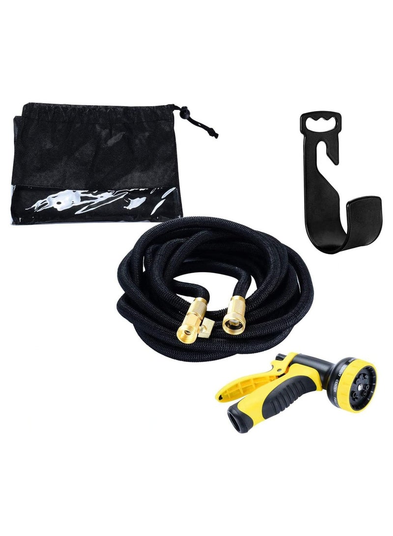 AROAQ Expandable Garden Hoses, Kink-Free Flexible Stretch Hose with Multi-Function Spray Gun, Expandable Garden Hoses for Watering, Car Washing,25ft - Image 4