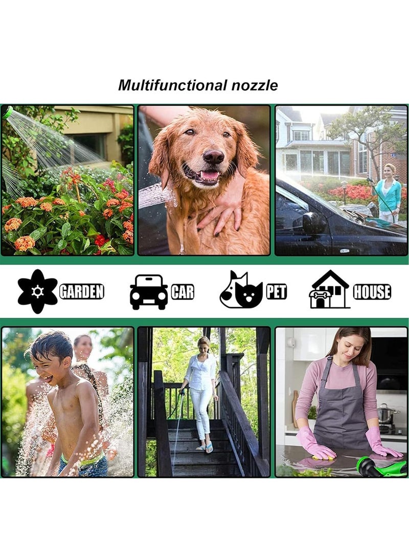 AROAQ Expandable Garden Hoses, Kink-Free Flexible Stretch Hose with Multi-Function Spray Gun, Expandable Garden Hoses for Watering, Car Washing,25ft - Image 5