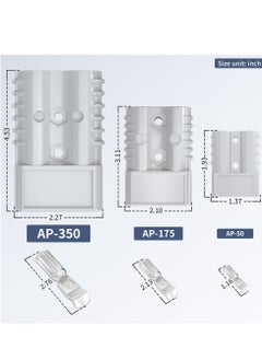 350 Amp Car Battery Cable Connector ,Battery Terminal Plug Connector Kit ,2/0AWG Battery Connectors Quick Connect for Car Winch Boat Forklift - 2PCS - pzsku/Z02F01AD827C9E5F6592FZ/45/_/1698135136/16ca8f46-e1d2-4f21-a789-8bfca4b1cd96