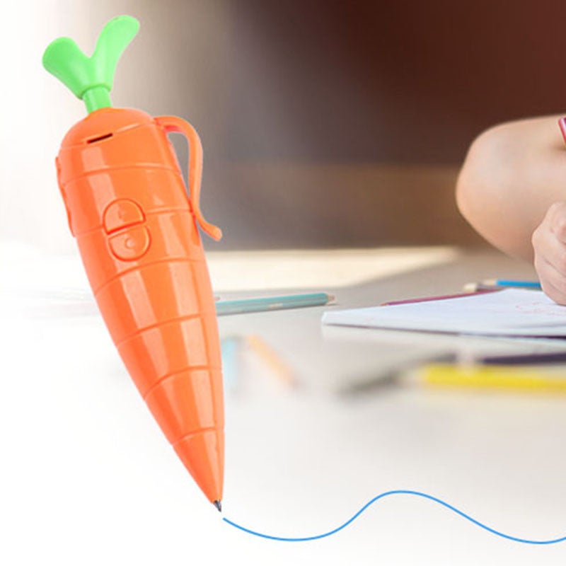 New Carrot Recording Pen Toy Writable Ballpoint Pen New Strange Toy Gift(Orange turnip pen) - Image 5