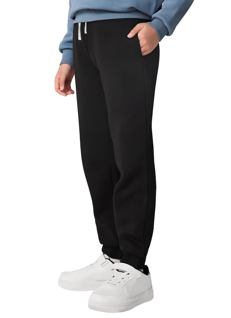 VOGRYE 4 Pack Boys Sweatpants Cotton Toddler Joggers Pants with Pocket Drawstring for Kids Toddler Boys 2T-6T - Image 2